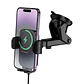 Soporte Auto Borofone BH222 Carga Inalambrica Negro - Miniatura 1