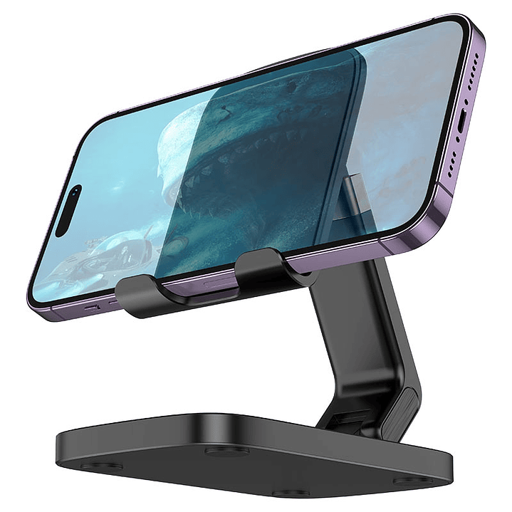 Soporte de celular Hoco HD8 Blackfish para escritorio Negro 4