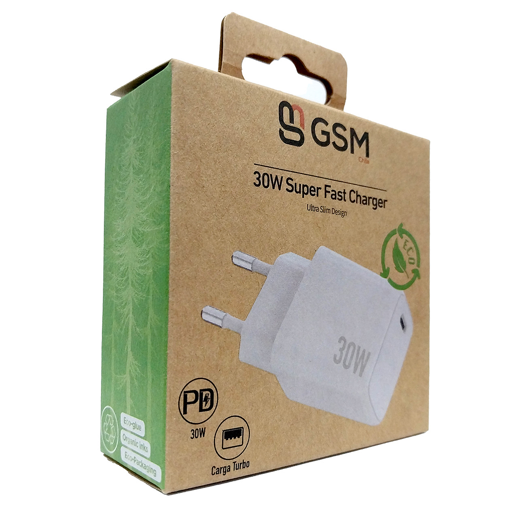 Cargador GSM CHILE Eco PD 30W HC-214 2