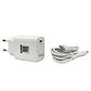 Cargador Casa Hoco DC116 Tower PD30W Cable C a C Blanco SEC - Miniatura 2