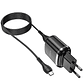 Cargador Hoco N4 Aspiring Micro USB Doble Puerto Negro - Miniatura 1