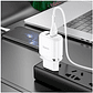 Cargador Hoco N4 2.4A Cable Lightning Doble USB Blanco - Miniatura 4