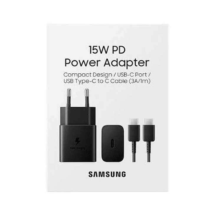 Cargador Samsung T1510 Tipo C a PD 15W Negro 2