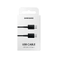 Cable Samsung USB C a USB C 1m 3A 60W Negro - Miniatura 2