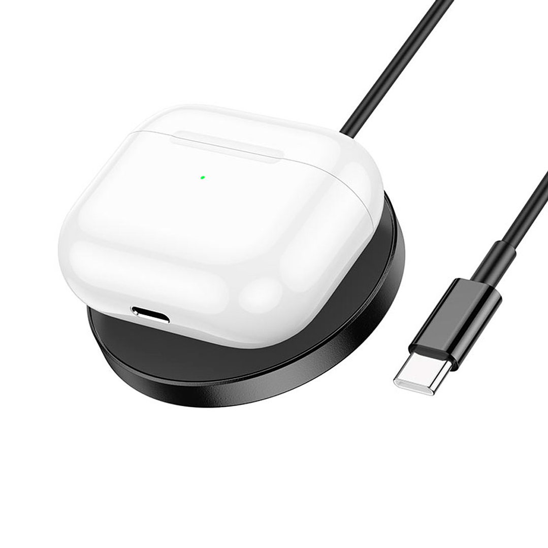 Cargador Inalambrico Hoco Cw41 Delight 3 En 1 15W Negro 4