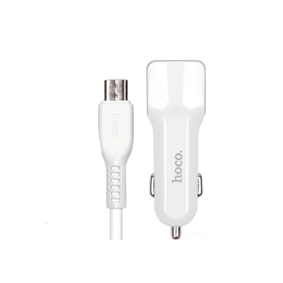 Cargador Hoco Auto Z23, 12W  + cable 1