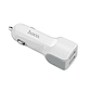 Cargador para Auto Hoco Z23 Dual USB Blanco - Miniatura 1