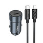 Cargador Auto Hoco Z57 Glorious PD30W Cable C a iP - Miniatura 4