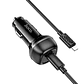 Cargador Auto Hoco Z58 Rank PD30W Cable C a iP negro - Miniatura 3