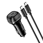 Cargador Auto Hoco Z58 Rank PD30W Cable C a C negro - Miniatura 1