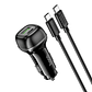 Cargador Auto Hoco Z58A Rank 48W PD30W+QC3.0 Cable C a C Negro - Miniatura 1