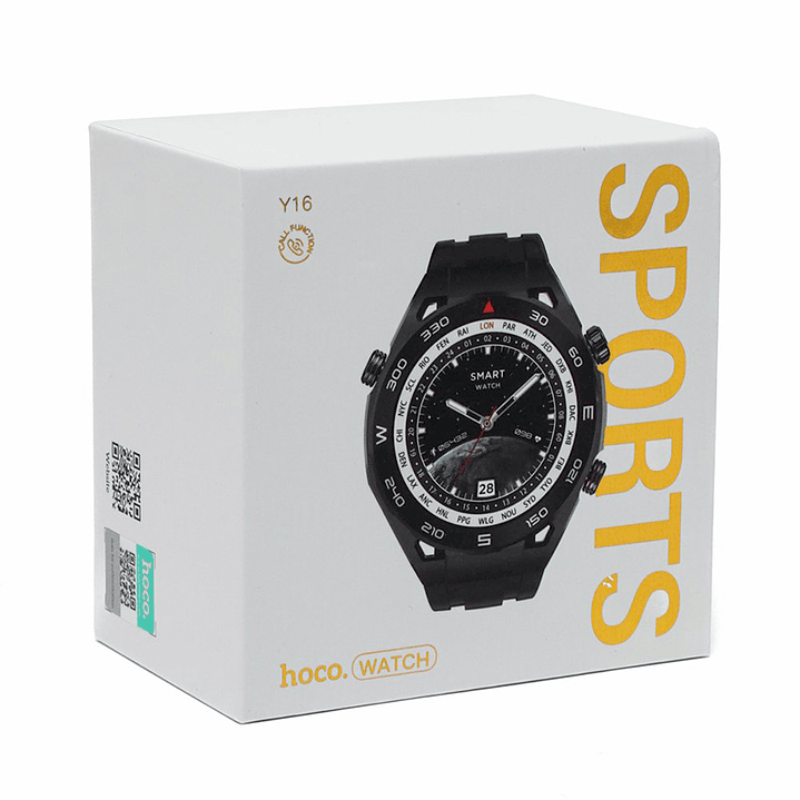 Reloj inteligente Hoco Y16 Smartwatch Bluetooth Negro 2