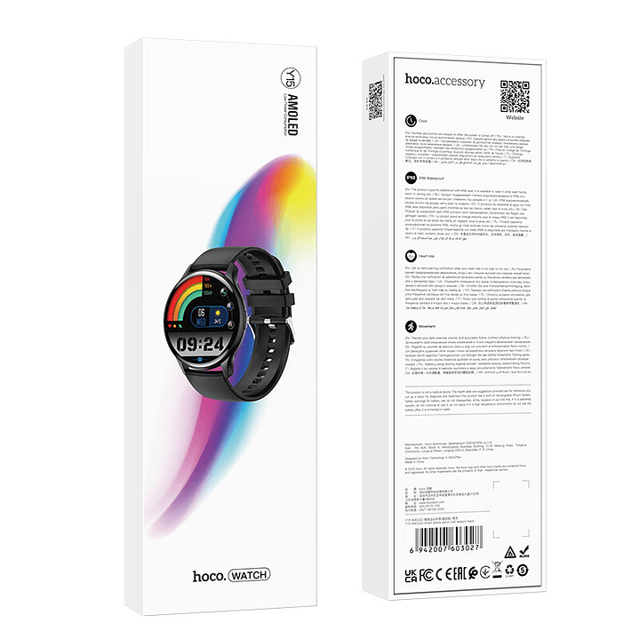 Reloj inteligente Hoco Y15 Sport Smartwatch Negro 2