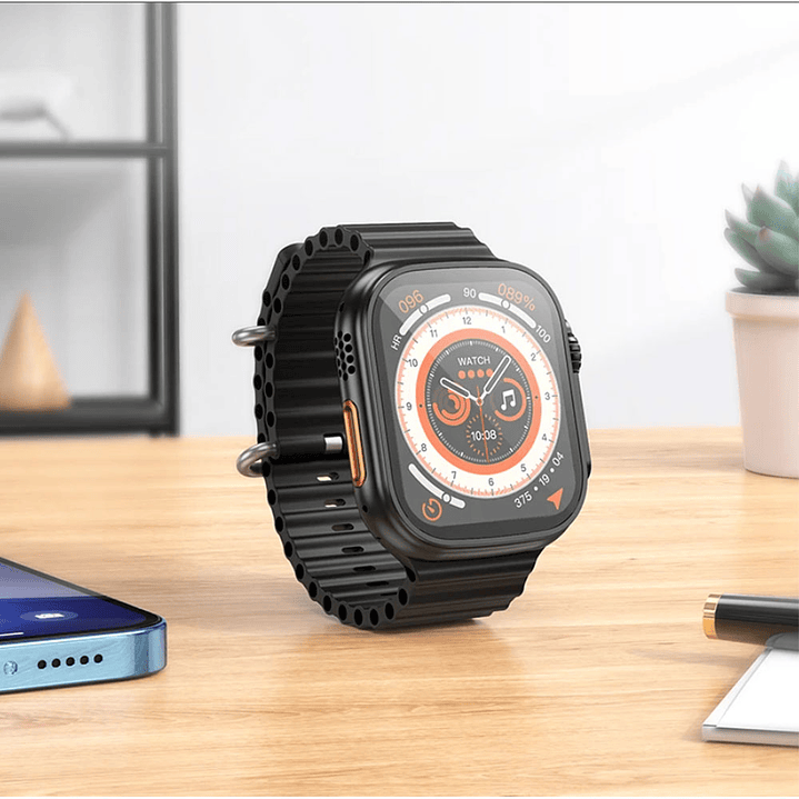 Reloj inteligente Hoco Y12 Ultra Smartwatch Bluetooth Negro 5