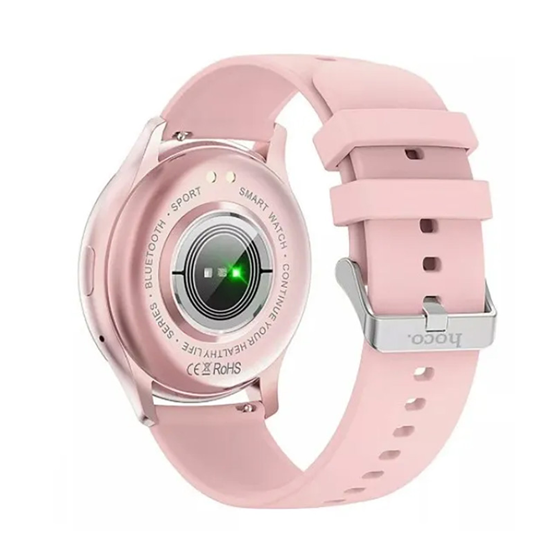 Reloj inteligente Hoco Y15 Sport Smartwatch BT Pink Gold 3