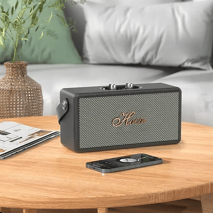 Parlante Retro Cuero Hoco DS61 Rhyme  5