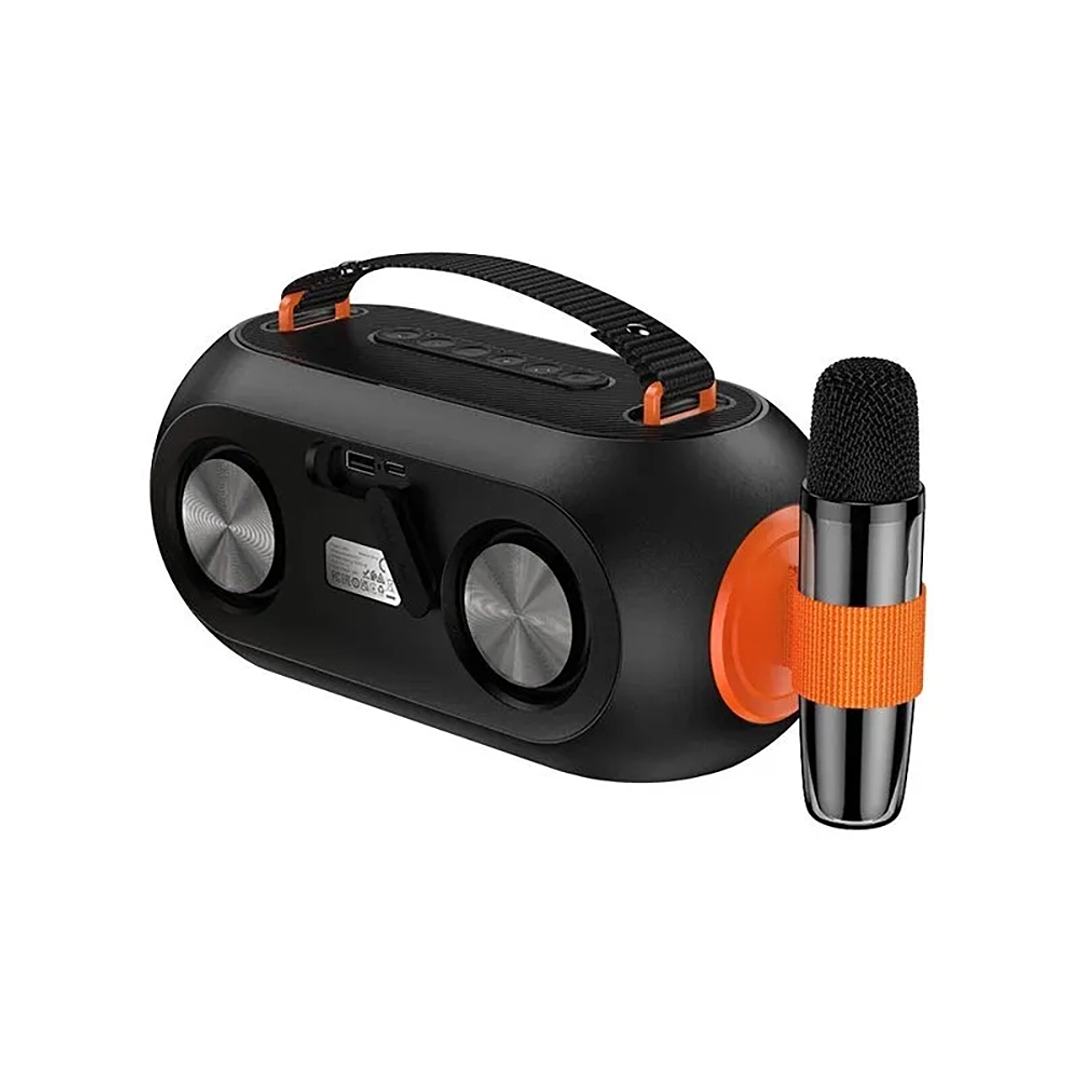 Parlante Karoke Hoco DS64 Cool negro 4