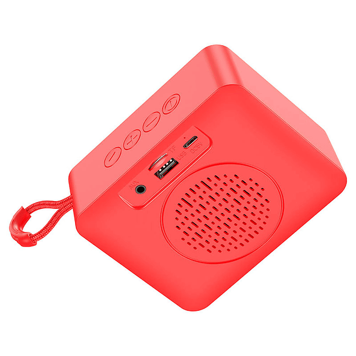 Parlante Hoco BS51 Bluetooth USB TF FM Rojo 2