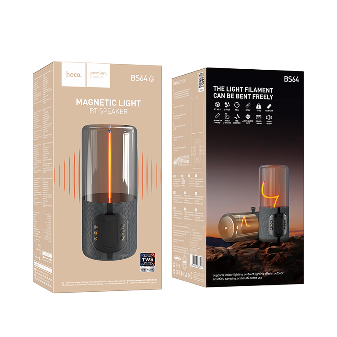 Parlante Hoco BS64 Rocker Gris 2