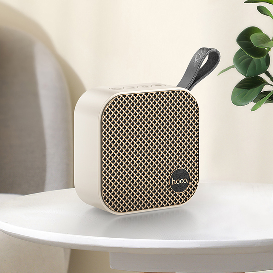 Parlante Hoco HC22 Auspicious sport Bluetooth FM Aux Blanco 3