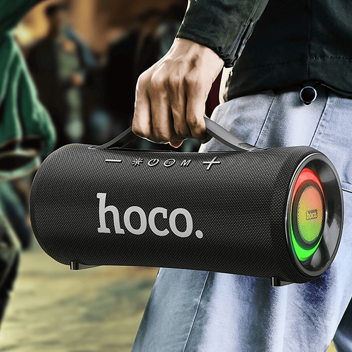 Parlante BT Hoco HA10 Oleada Negro 20Wx2 6