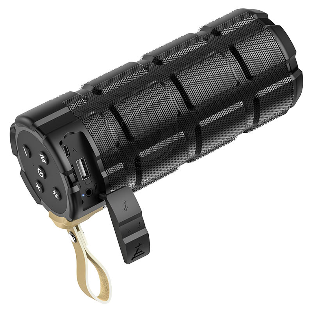 Parlante Hoco HC7 Pleasant sports Bluetooth FM TF AUX Negro 3