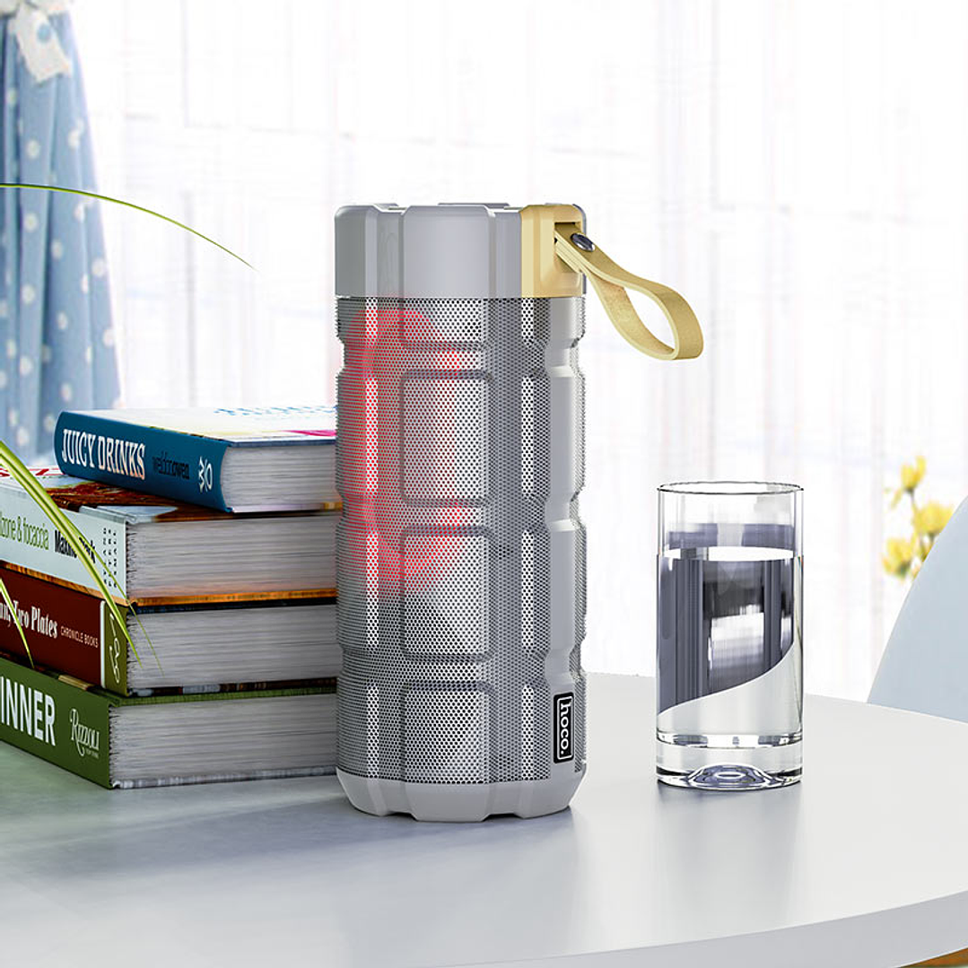 Parlante Hoco HC7 Pleasant sports Bluetooth FM TF AUX Gris 4