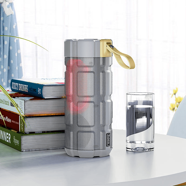 Parlante Hoco HC7 Pleasant sports Bluetooth FM TF AUX Gris 4