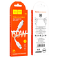 Cable Hoco X96 Hyper 60W Tipo C a Tipo C Blanco - Miniatura 2