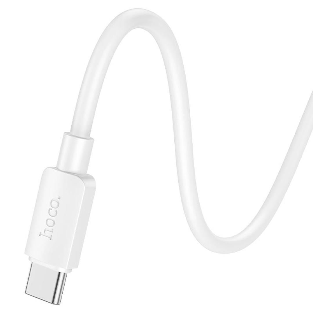 Cable Hoco X96 Hyper 60W Tipo C a Tipo C Blanco 3