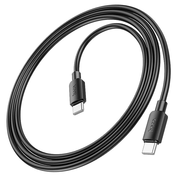 Cable Hoco X96 Hyper 60W Tipo C a Tipo C Negro, 1m 4