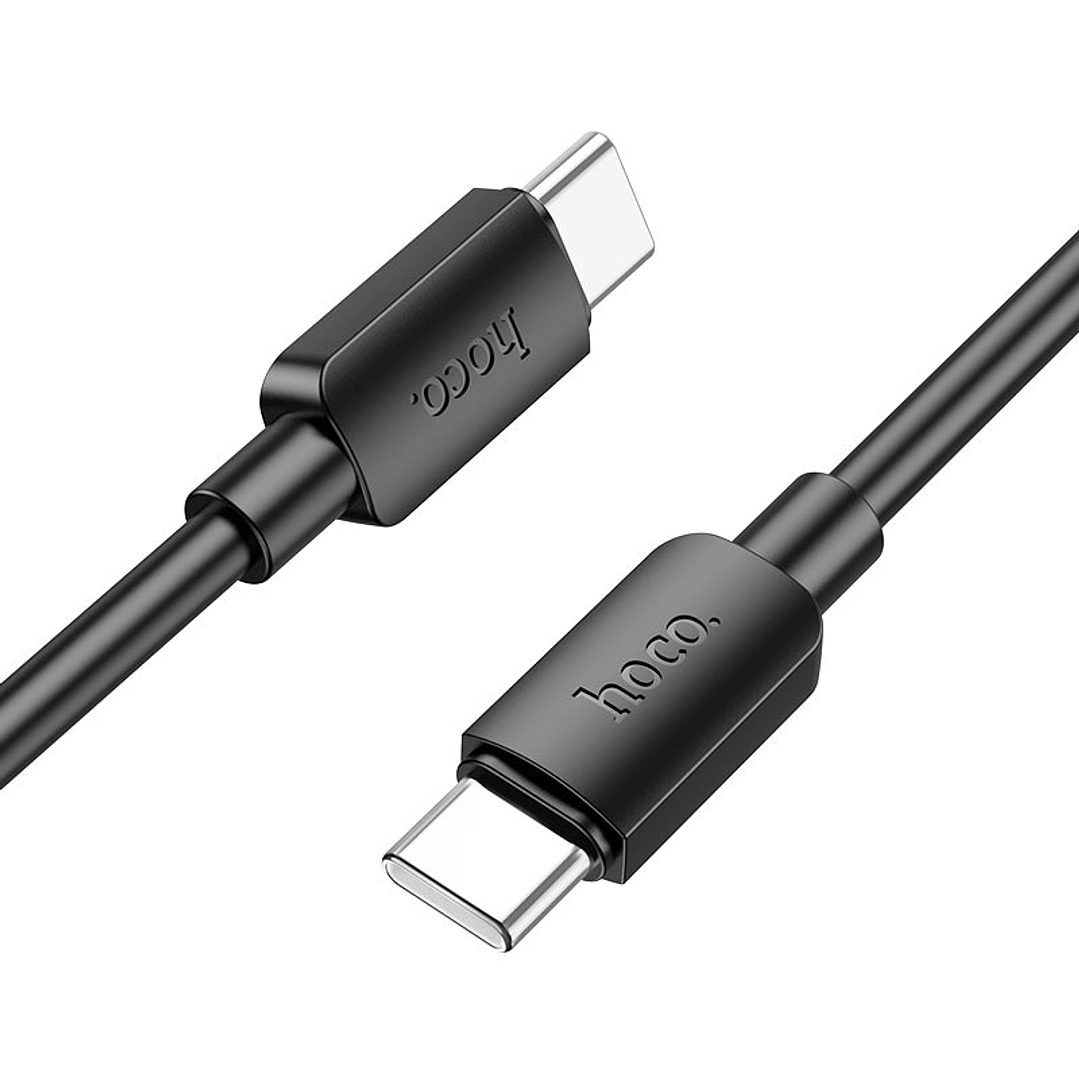 Cable Hoco X96 Hyper 60W Tipo C a Tipo C Negro, 1m 5