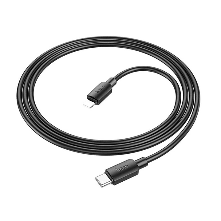 Cable Hoco X96 USB Tipo C PD a Lightning 1m 2.4A Negro 3