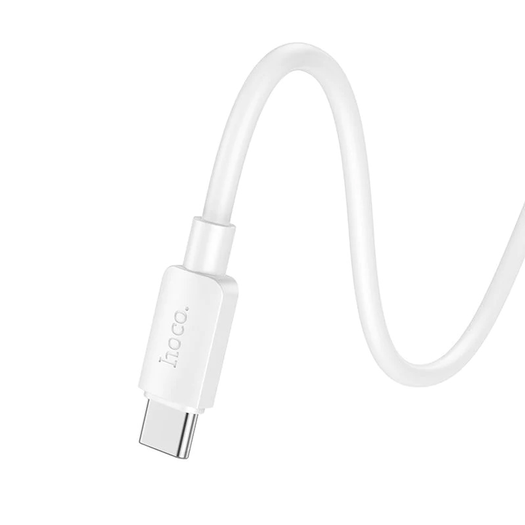 Cable Hoco X96 Hyper 100W USB Tipo C a USB Tipo C Blanco 3