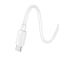 Cable Hoco X96 Hyper 100W USB Tipo C a USB Tipo C Blanco - Miniatura 3