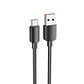 Cable Hoco X96 Hyper USB A Tipo C 1m 100W  Negro - Miniatura 1