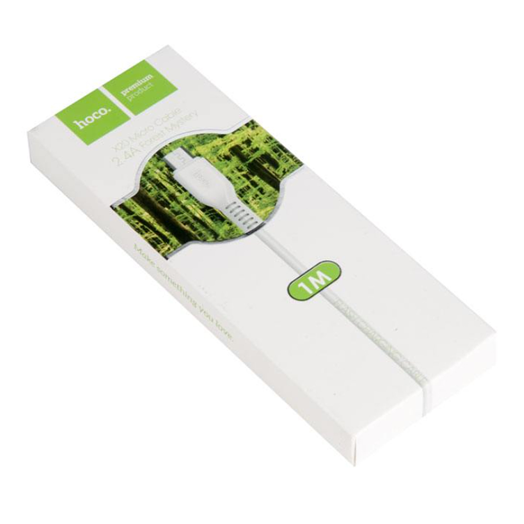 Cable Hoco X20 Flash Micro USB 1m Blanco 2
