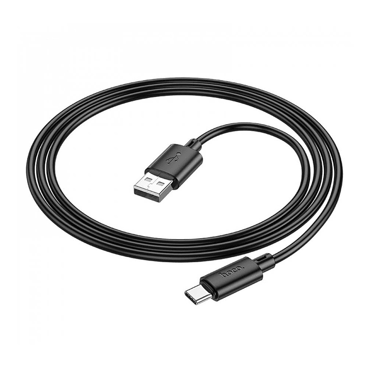 Cable Hoco X88 Gratified USB A Tipo C 3A 1m Negro 3