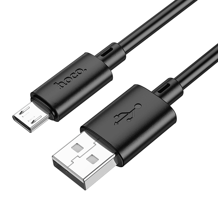 Cable Hoco X88 Gratified MicroUSB 2M Negro 4
