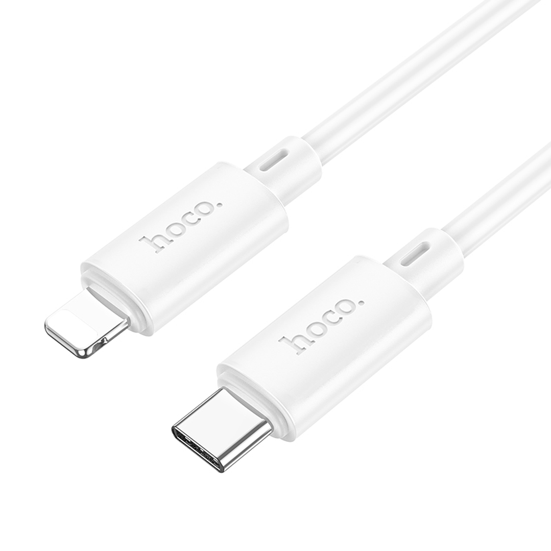 Cable Hoco X88 Gratified PD27W a iP 2M Blanco 1