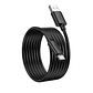Cable Hoco X88 Gratified USB a Tipo C 2M, Negro - Miniatura 3