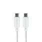 Cable Hoco X88 Gratified USB C PD a USB C PD 60W 1m Blanco - Miniatura 1