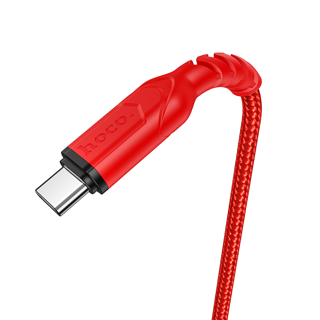 Cable Hoco X59 Victory Tipo C rojo 3