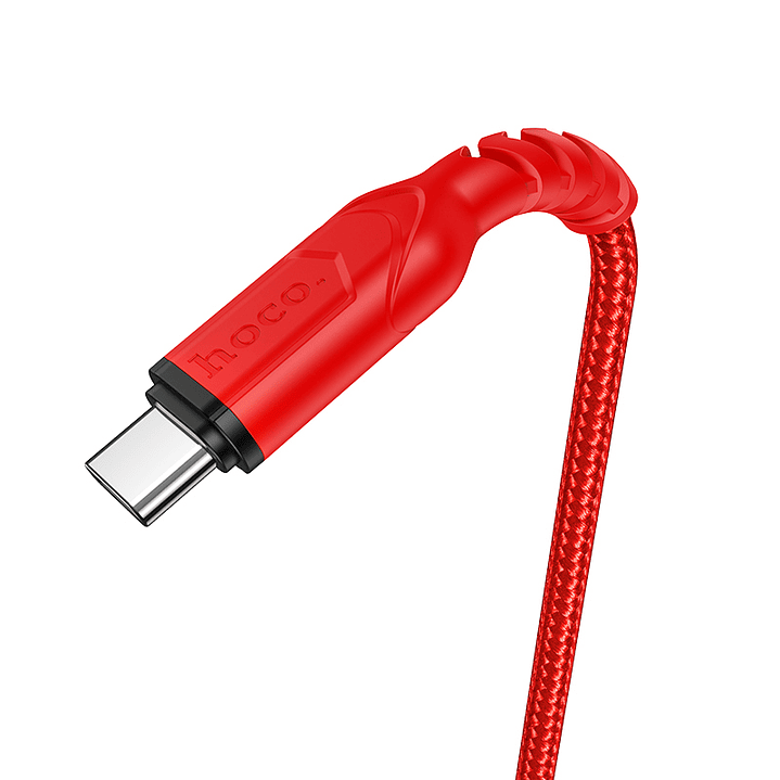 Cable Hoco X59 Victory Tipo C rojo 3