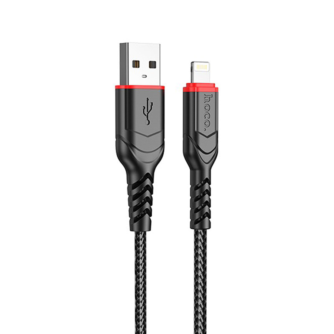 Cable Hoco X59 Victory USB a Lightning 2M Negro 4