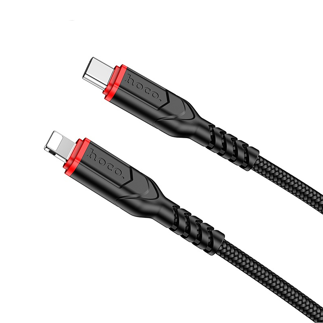Cable Hoco X59 Victory PD a Lightning 2M Negro 4
