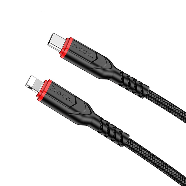 Cable Hoco X59 Victory PD a Lightning 2M Negro 4