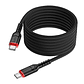 Cable Hoco X59 Victory 60W USB C a USB C 2m Negro - Miniatura 3