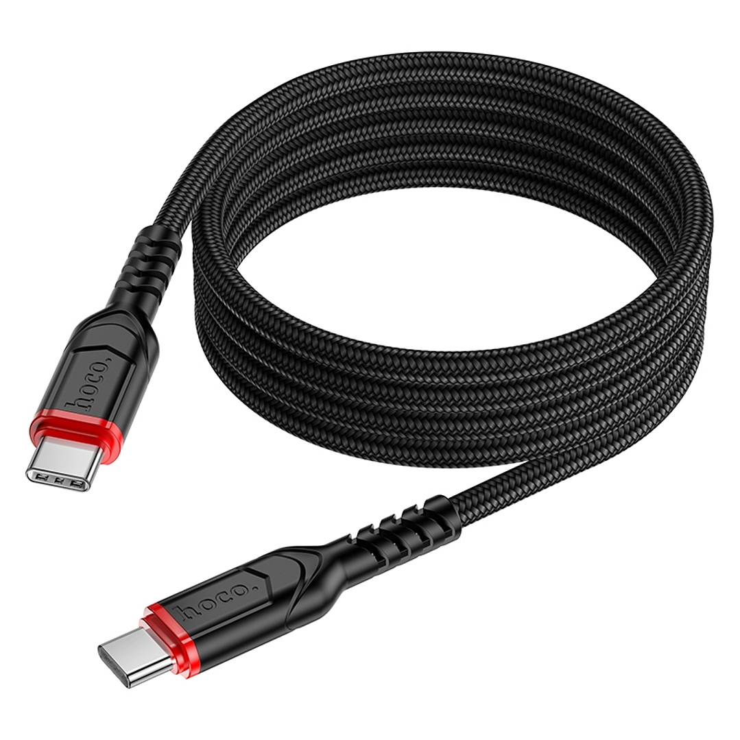 Cable Hoco X59 Victory USB Tipo C a USB Tipo C 1M 60W Negro 3