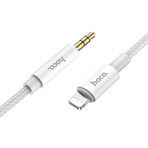 Adaptador de Audio Hoco UPA19 Lightning a 3.5mm Silver
